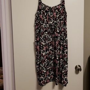 Torrid Skull & Flower Skater Dress - 3xl